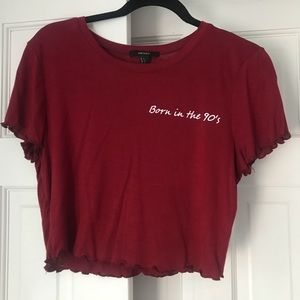 Born in the 90’s crop top